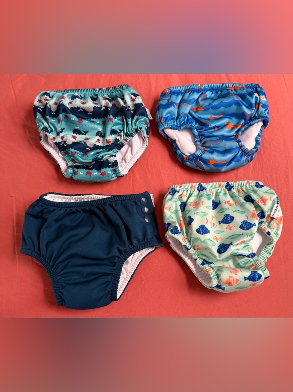 Green Sprouts Reusable Swim Diaper Bundle, 18-24 mos